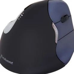 Evoluent VerticalMouse 4 Right Wireless - Optical - Wireless - Radio Frequency - 2.40 GHz - Black - USB - VM4RW