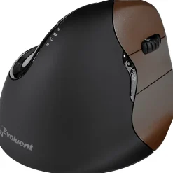 Evoluent Verticalmouse 4 Small Wireless Mouse - Optical - Wireless - Radio Frequency - USB - 2600 dpi - Scroll Wheel - 6 Button(s) - Right-handed - 1
