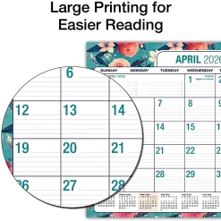 2026-2027 Excello Brands Academic Year Large Print Desk Pad Calendar, 22