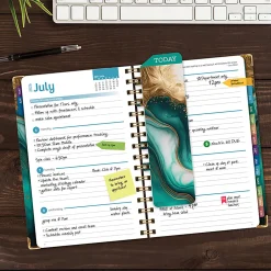 2026-2027 Excello Brands 14-Month Academic Year Hardcover Weekly/Monthly Fashion Planner, 5-1/2