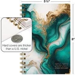 2026-2027 Excello Brands 14-Month Academic Year Hardcover Weekly/Monthly Fashion Planner, 5-1/2
