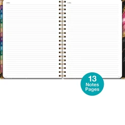 2026-2027 Excello Brands 14-Month Academic Year Hardcover Weekly/Monthly Fashion Planner, 5-1/2" x 8", Dragonflies, May To June, Total Qty 1
