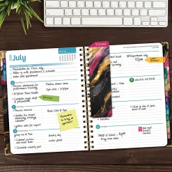 2026-2027 Excello Brands 14-Month Academic Year Hardcover Weekly/Monthly Fashion Planner, 5-1/2
