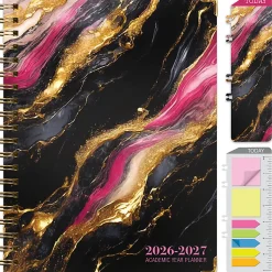 2026-2027 Excello Brands 14-Month Academic Year Hardcover Weekly/Monthly Fashion Planner, 5-1/2