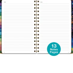 2026-2027 Excello Brands 14-Month Academic Year Hardcover Weekly/Monthly Fashion Planner, 5-1/2
