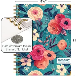 2026-2027 Excello Brands 14-Month Academic Year Hardcover Weekly/Monthly Fashion Planner, 8-1/2