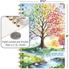 2026-2027 Excello Brands 14-Month Academic Year Hardcover Weekly/Monthly Fashion Planner, 5-1/2" x 8", Tree Seasons, May To June, Total Qty 1