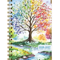 2026-2027 Excello Brands 14-Month Academic Year Hardcover Weekly/Monthly Fashion Planner, 5-1/2