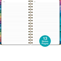 2026-2027 Excello Brands 14-Month Academic Year Hardcover Weekly/Monthly Fashion Planner, 5-1/2