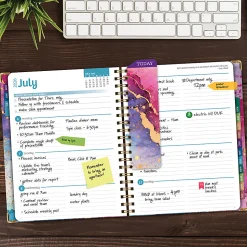 2026-2027 Excello Brands 14-Month Academic Year Hardcover Weekly/Monthly Fashion Planner, 8-1/2