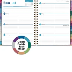2026-2027 Excello Brands 14-Month Academic Year Hardcover Weekly/Monthly Fashion Planner, 8-1/2