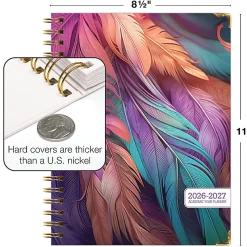 2026-2027 Excello Brands 14-Month Academic Year Hardcover Weekly/Monthly Fashion Planner, 8-1/2