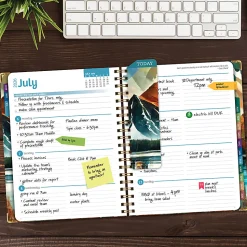 2026-2027 Excello Brands 14-Month Academic Year Hardcover Weekly/Monthly Fashion Planner, 8-1/2