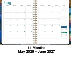 2026-2027 Excello Brands 14-Month Academic Year Hardcover Weekly/Monthly Fashion Planner, 8-1/2