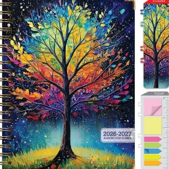 2026-2027 Excello Brands 14-Month Academic Year Hardcover Weekly/Monthly Fashion Planner, 8-1/2