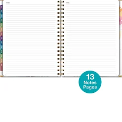 2026-2027 Excello Brands 14-Month Academic Year Hardcover Weekly/Monthly Fashion Planner, 8-1/2