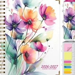 2026-2027 Excello Brands 14-Month Academic Year Hardcover Weekly/Monthly Fashion Planner, 8-1/2