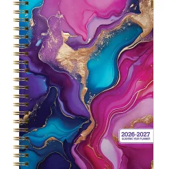 2026-2027 Excello Brands 14-Month Academic Year Hardcover Weekly/Monthly Fashion Planner, 8-1/2