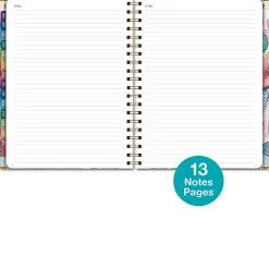 Excello Brands 2026-2027 14-Month Academic Hardcover Weekly/Monthly Fashion Planner, 8-1/2" x 11", Watercolor Butterflies, May-June, FSHNAY26851133