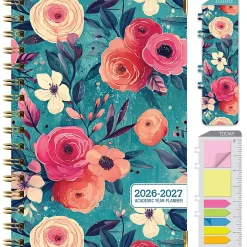 2026-2027 Excello Brands 14-Month Academic Year Hardcover Weekly/Monthly Fashion Planner, 5-1/2