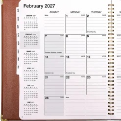 2026-2027 Excello Brands Monthly Academic Year Executive Planner, 8-1/2