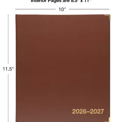 2026-2027 Excello Brands Monthly Academic Year Executive Planner, 8-1/2