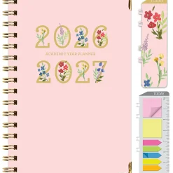 2026-2027 Excello Brands 15-Month Weekly/Monthly Academic Year Large Print Planner, 5” x 8