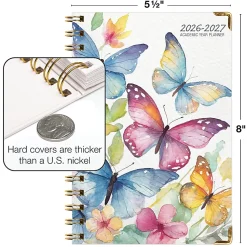 2026-2027 Excello Brands 15-Month Weekly/Monthly Academic Year Large Print Planner, 5” x 8