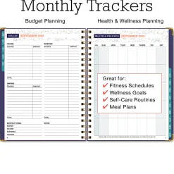 2026-2027 Excello Brands 14-Month Weekly/Monthly Academic Year Family Planner, 8-1/2