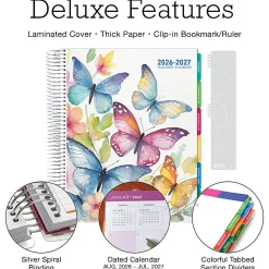 2026-2027 Excello Brands Weekly/Monthly Academic Year Deluxe Teacher Planner, 8-1/2