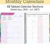2026-2027 Excello Brands Weekly/Monthly Academic Year Teacher Planner, 8-1/2" x 11", Pastel Peacock, August To July, Total Qty 1