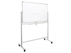 Excello Global Products Double-Sided Magnetic Dry-Erase Mobile Whiteboard, 32