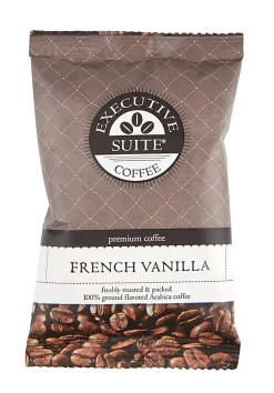 Executive Suite® Coffee Single-Serve Coffee Packets, French Vanilla, Carton Of 24