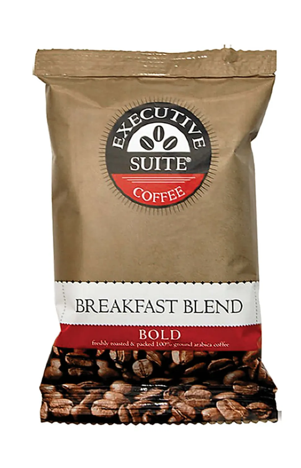 Executive Suite® Coffee Single-Serve Coffee Packets, Bold Roast, Breakfast Blend, 1 Oz, Carton Of 42