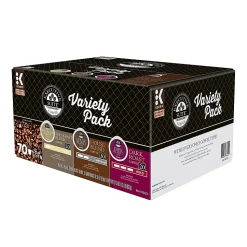 Executive SuiteĀ® Coffee Single-Serve Coffee K-CupĀ® Pods, Variety Pack, Carton Of 70