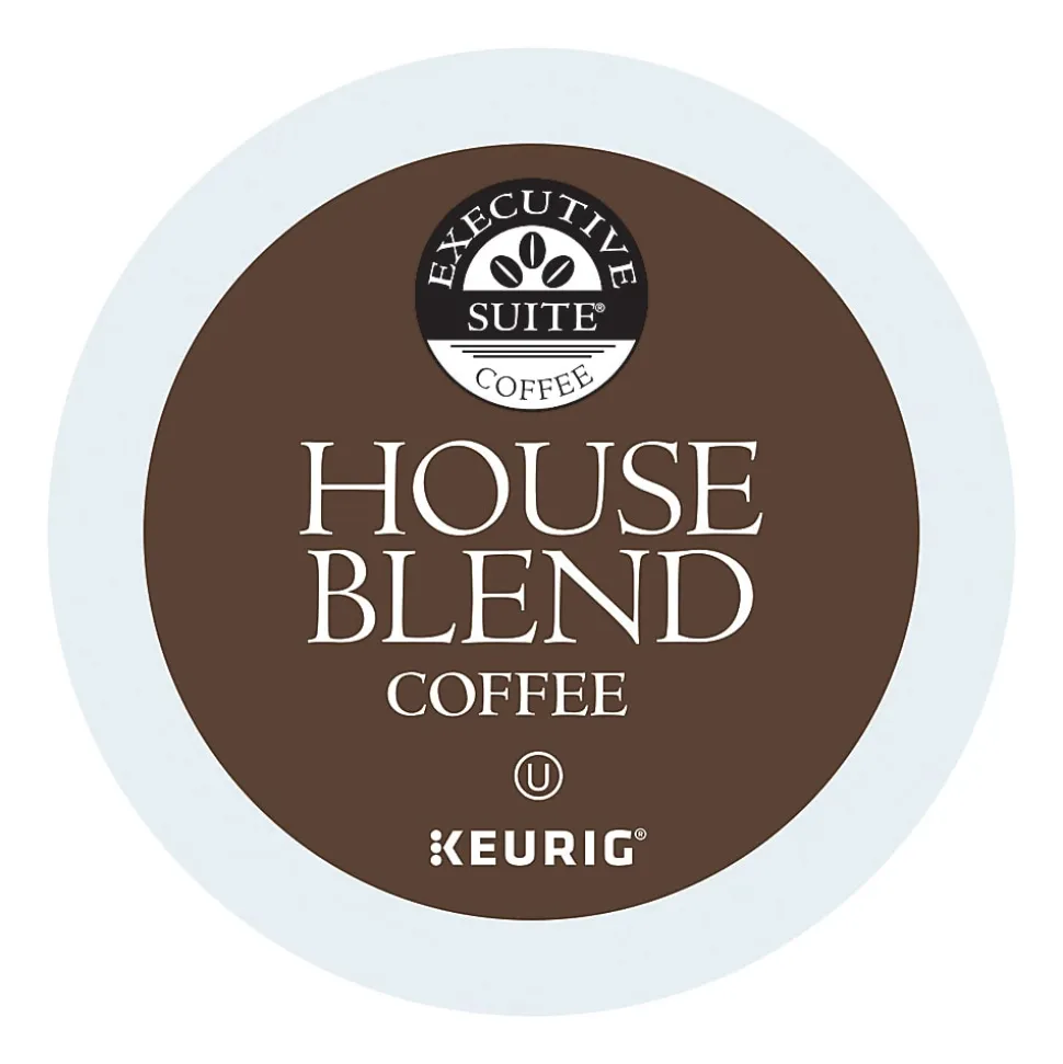 Executive Suite® Coffee Single-Serve Coffee K-Cup® Pods, House Blend, Carton Of 70