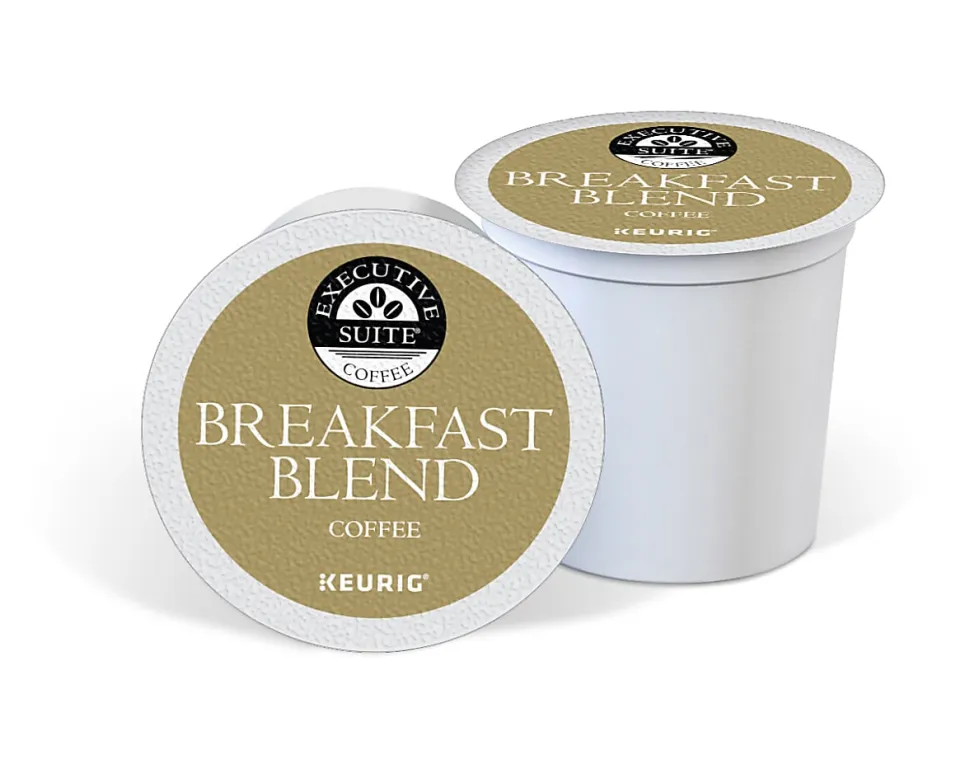 Executive Suite® Coffee Single-Serve Coffee K-Cup® Pods, Breakfast Blend, Carton Of 70