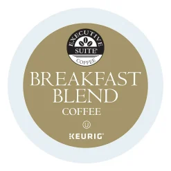 Executive Suite® Coffee Single-Serve Coffee K-Cup® Pods, Breakfast Blend, Carton Of 70