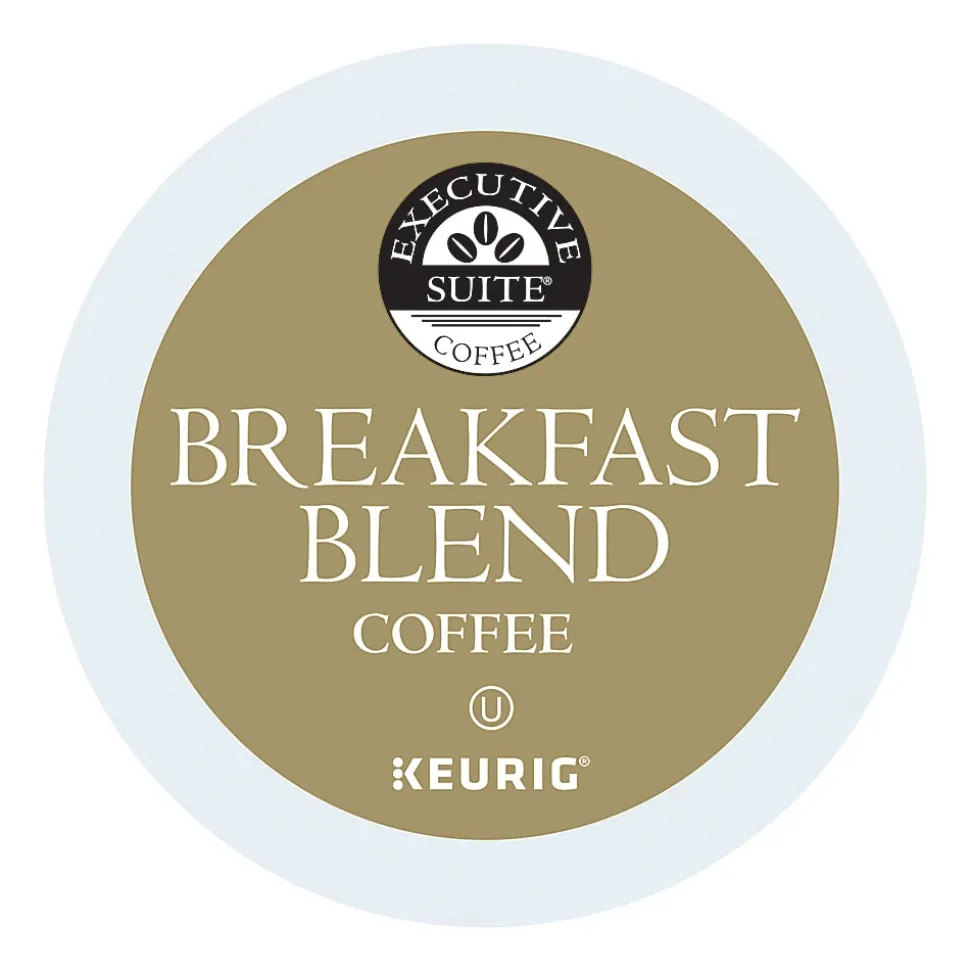 Executive Suite® Coffee Single-Serve Coffee K-Cup® Pods, Breakfast Blend, Carton Of 70