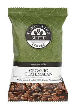 Executive Suite® Coffee Single-Serve Coffee Packets, Certified Organic Guatemalan, Carton Of 24