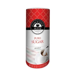 Executive Suite Pure Sugar, 20 Oz Canister, 3 Per Pack, Case Of 8 Packs (24 in Total)