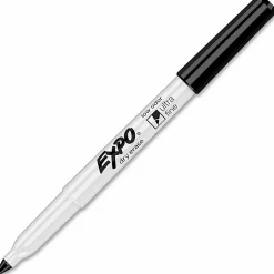 EXPO® Low-Odor Dry-Erase Markers, Ultra-Fine Point, Assorted Colors, Pack Of 4
