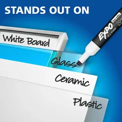 EXPO® Low-Odor Dry-Erase Markers, Chisel Point, Assorted Colors, Box Of 12