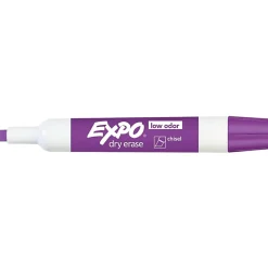 EXPO® Low-Odor Dry-Erase Markers, Chisel Point, Pastel Colors, Pack Of 4