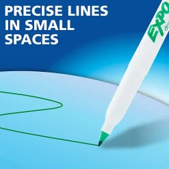 EXPO® Low-Odor Ultra-Fine Tip Dry-Erase Markers, Assorted Colors, Pack Of 36