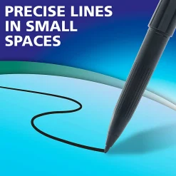 EXPO® Wet-Erase Ultra Fine-Tip Markers, Black, Box Of 12