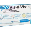 EXPO® Wet-Erase Ultra Fine-Tip Markers, Blue, Box Of 12