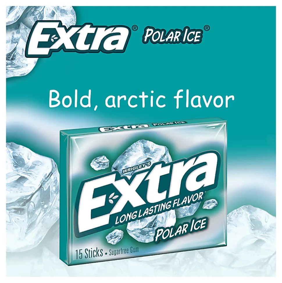 Extra® Polar Ice Sugar Free Gum, 0.095 Oz