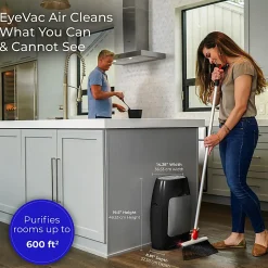 EyeVac Air, Black/Silver, Total Qty 1