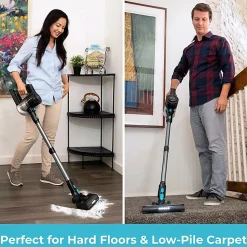 EyeVac Reach Cordless Stick Vacuum, Black, Total Qty 1